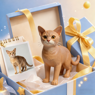 Burmese Cat Figurine