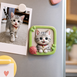 Custom Pet 3D Fridge Magnet