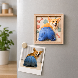 Custom Pet 3D Fridge Magnet